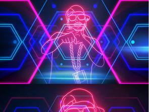 神曲舞蹈背景动画,穿越时空的奇幻之旅